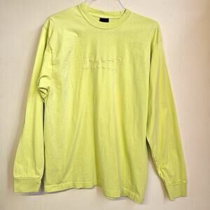 Huf Yellow Long Sleeve Shirt Size L Men's Casual Normcore